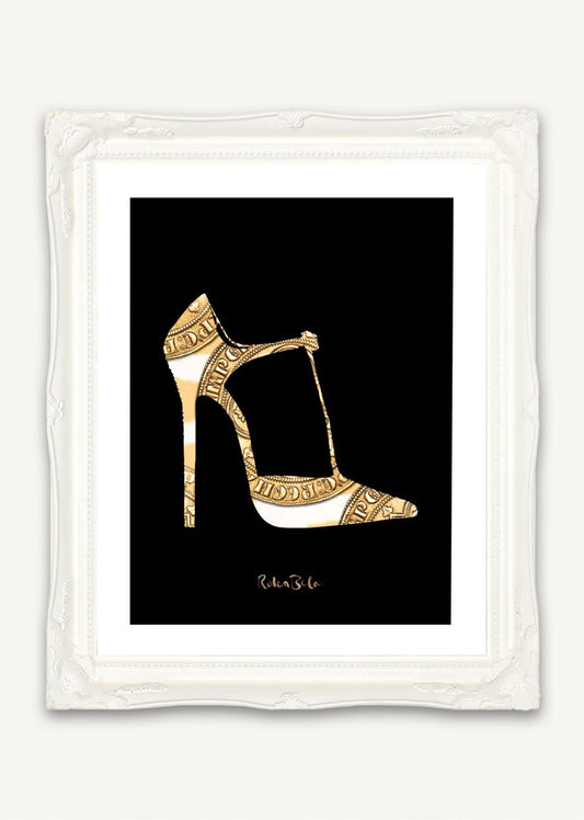 La Roka Stiletto Wall Art Print