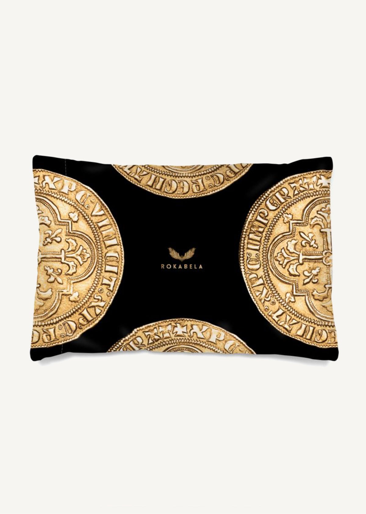 Rokabela Vintage French Coin Silk Pillowcase Slip