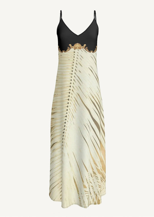Palais de Palm Maxi Silk Dress