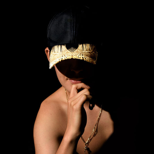 La Roka Raffles Cap - Leopard